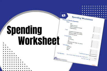 Monthly Spending Worksheet — Know Where Your Money Goes