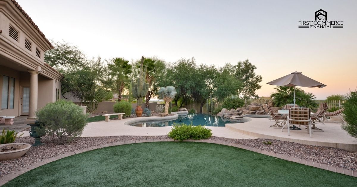 pool home in the desert of Arizona